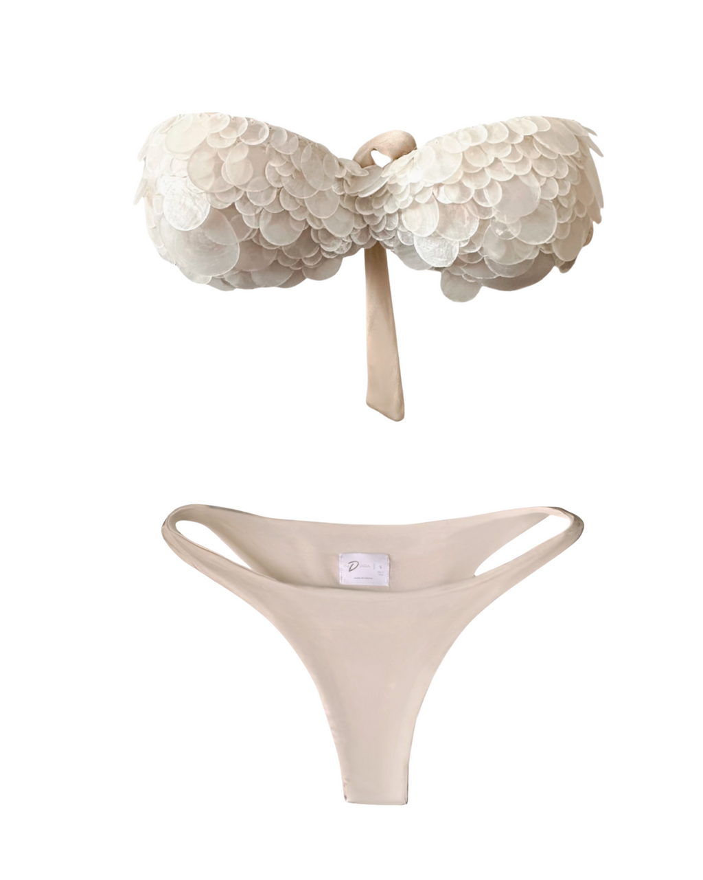 Mother of Pearl Bikini Top