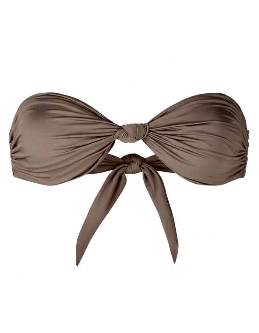 Sandy Cocoa Bikini Top